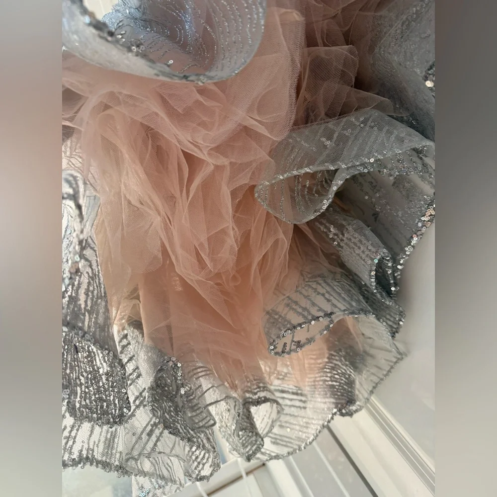 NWOT BRONX AND BANCO MADEMOISELLE SILVER MIDI DRESS - Picture 17 of 17